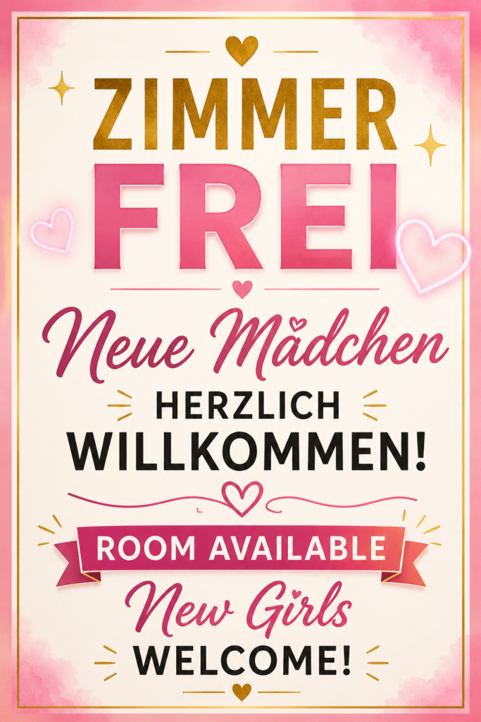 Neue Mädchen Willkommen